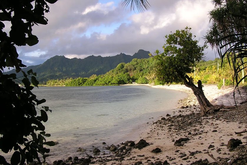 Malem Village, Kosrae Island, Micronesia